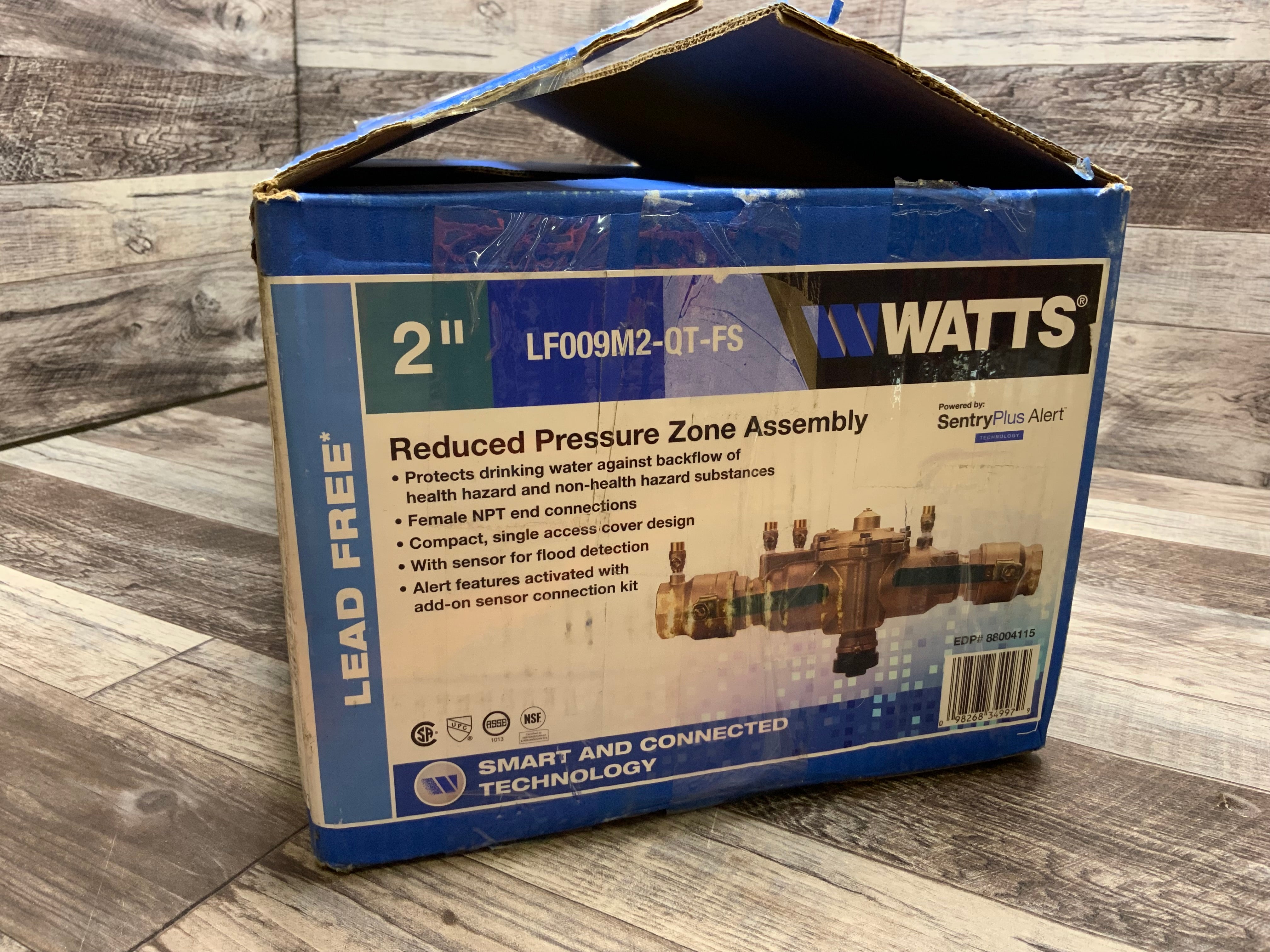 Watts LF009M2-QT-FS Bronze Reduced Pressure Zone Backflow Preventer Assembly (8193068925166)
